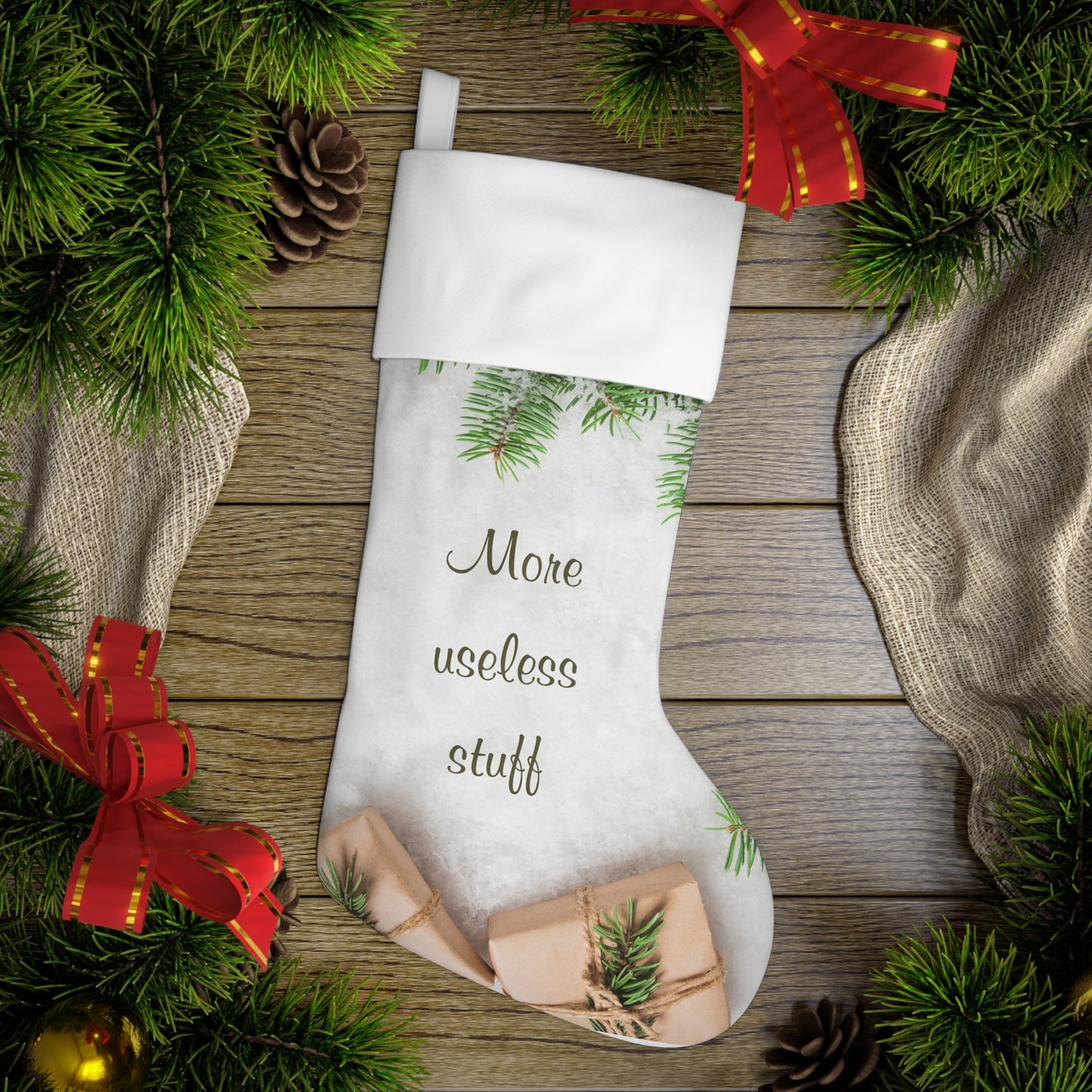 Useless Stuff Holiday Stocking