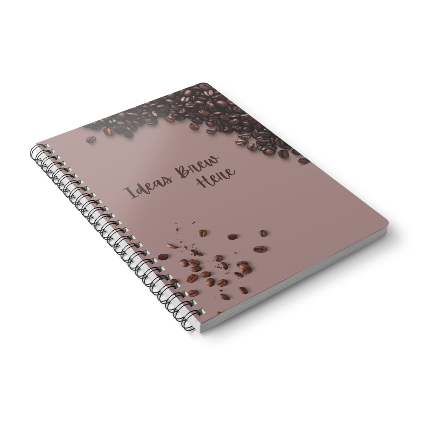 Ideas Brew Here Softcover Notebook