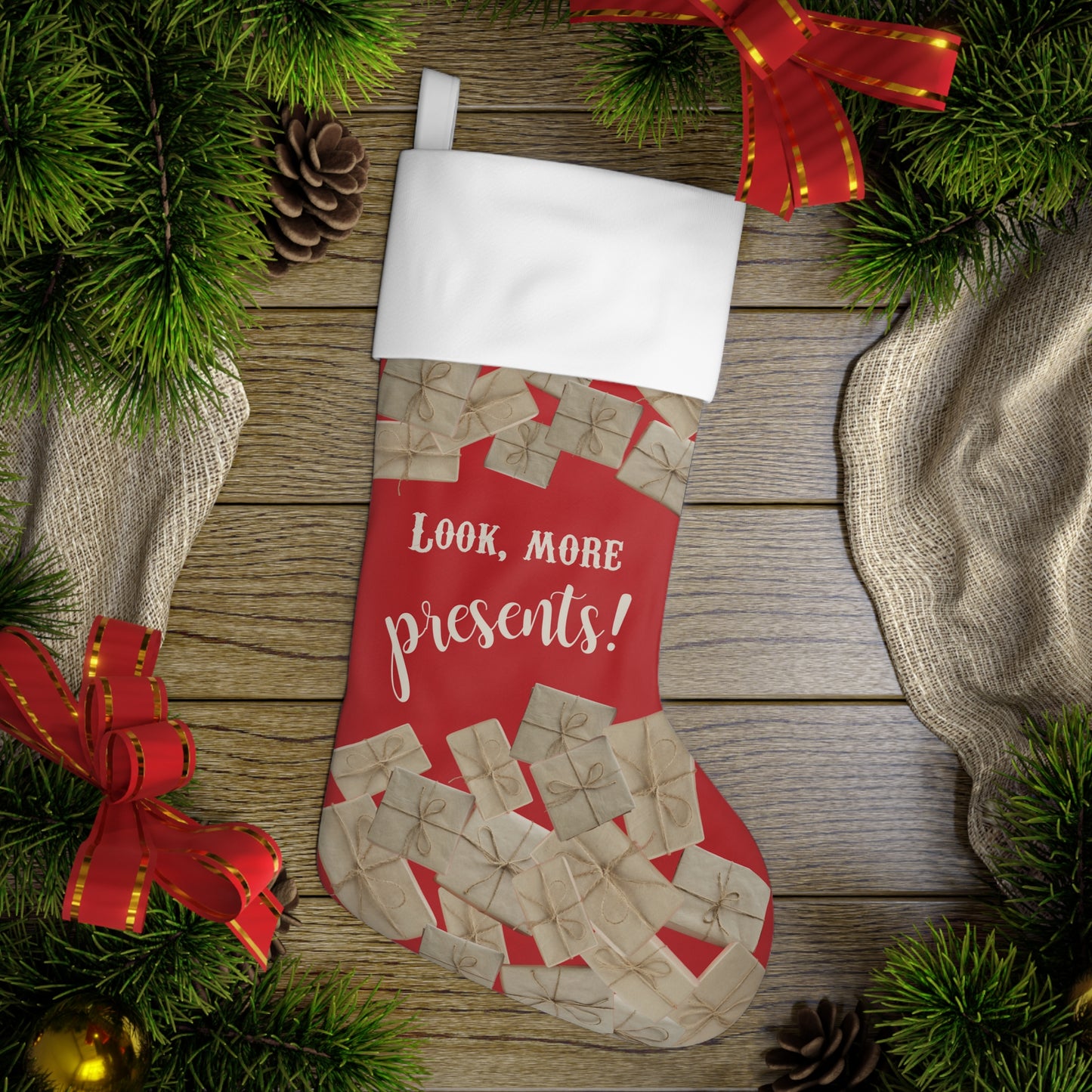 More Presents Holiday Stocking