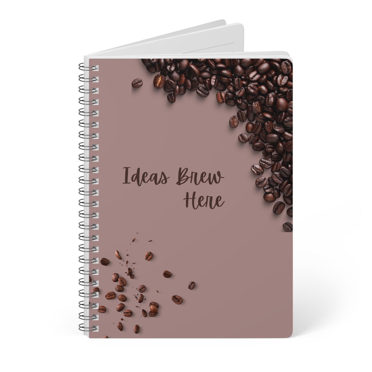 Ideas Brew Here Softcover Notebook
