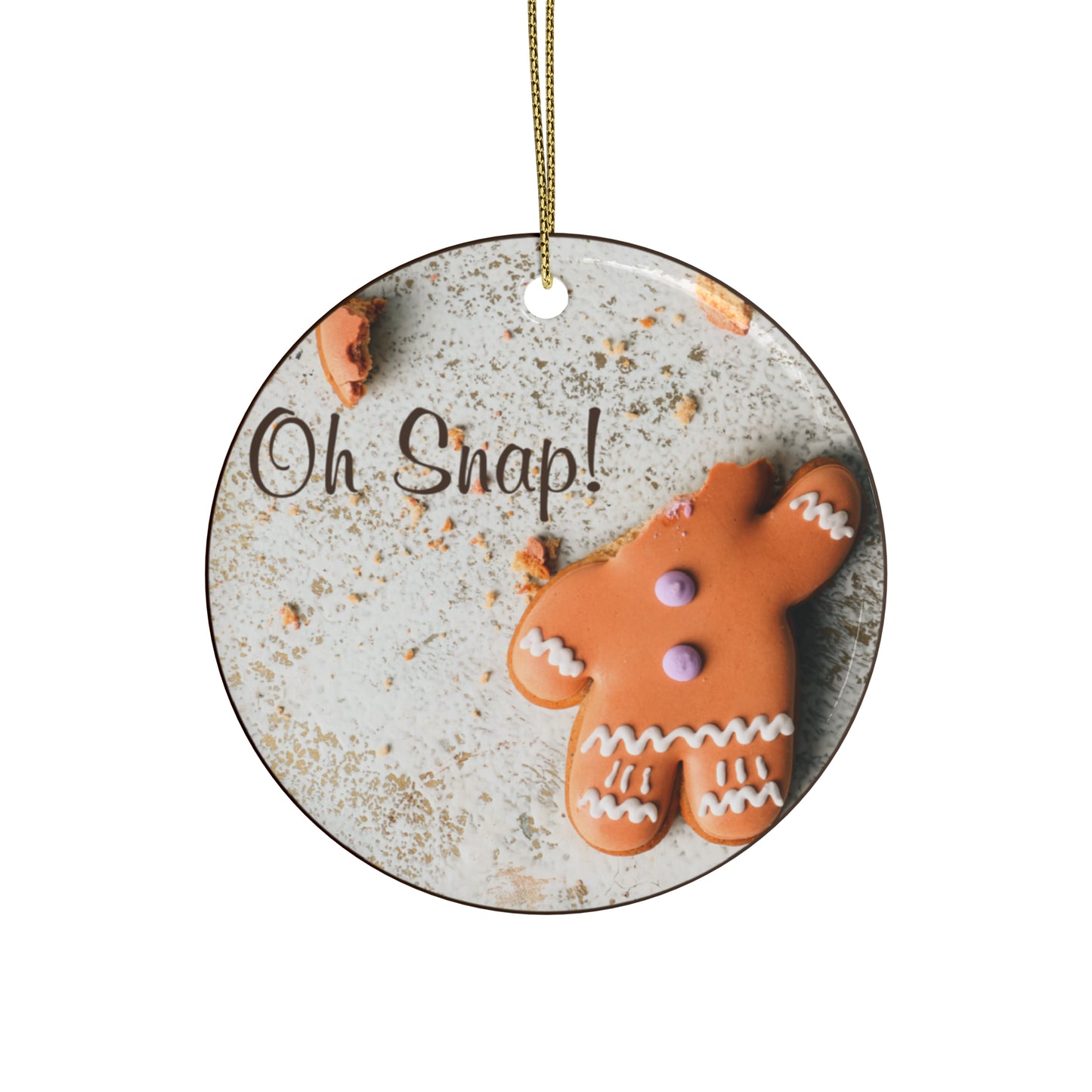 Oh Snap! Ceramic Ornament