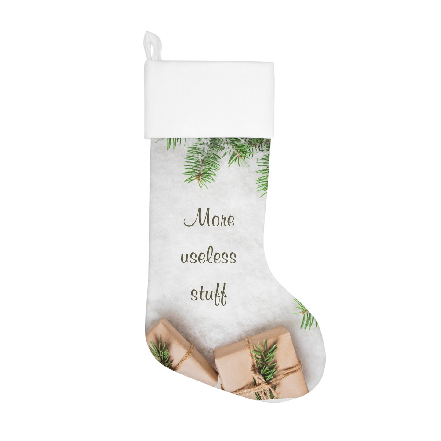 Useless Stuff Holiday Stocking