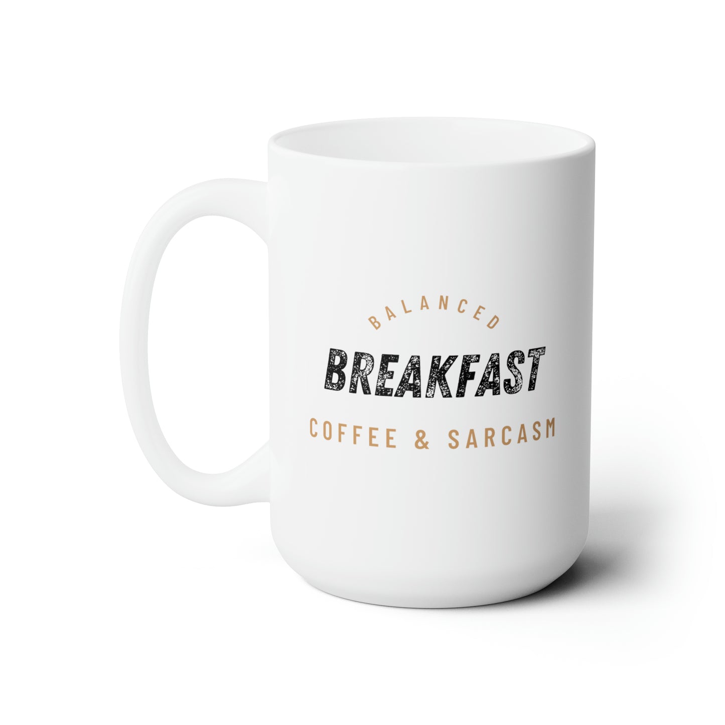 Balanced Breakfast Ceramic Mug 15oz