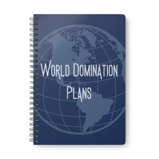 World Domination Softcover Notebook