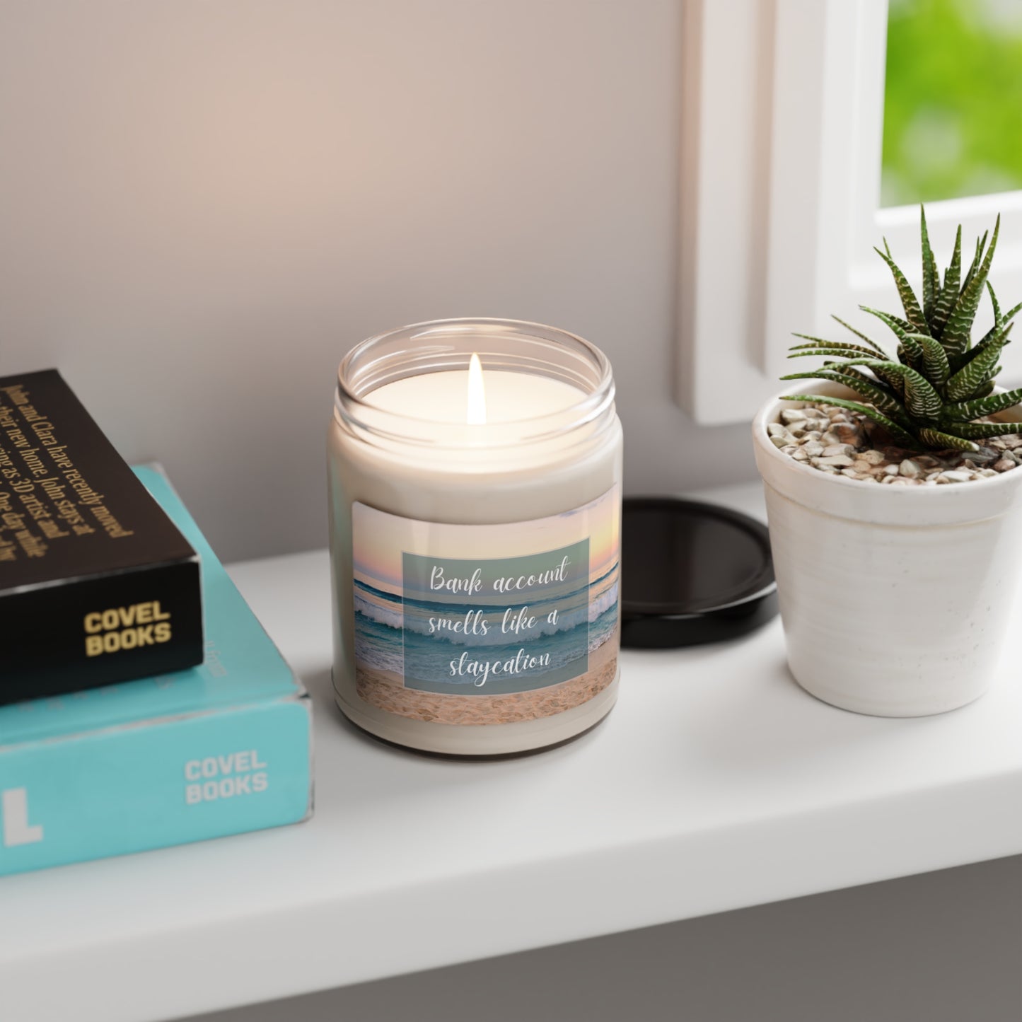 Bank Account Smells Like a Staycation Candle, 9oz